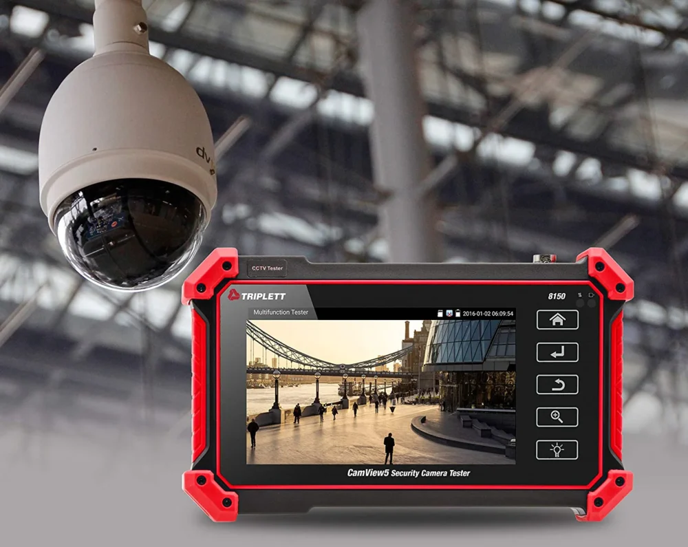 CamView IP Pro 5" Full Touch Screen 8MP High Resolution Security Camera Tester with WiFi Hotspot: Tests TVI, CVI, AHD Cameras - (8150)+ A GIFT - Image 5
